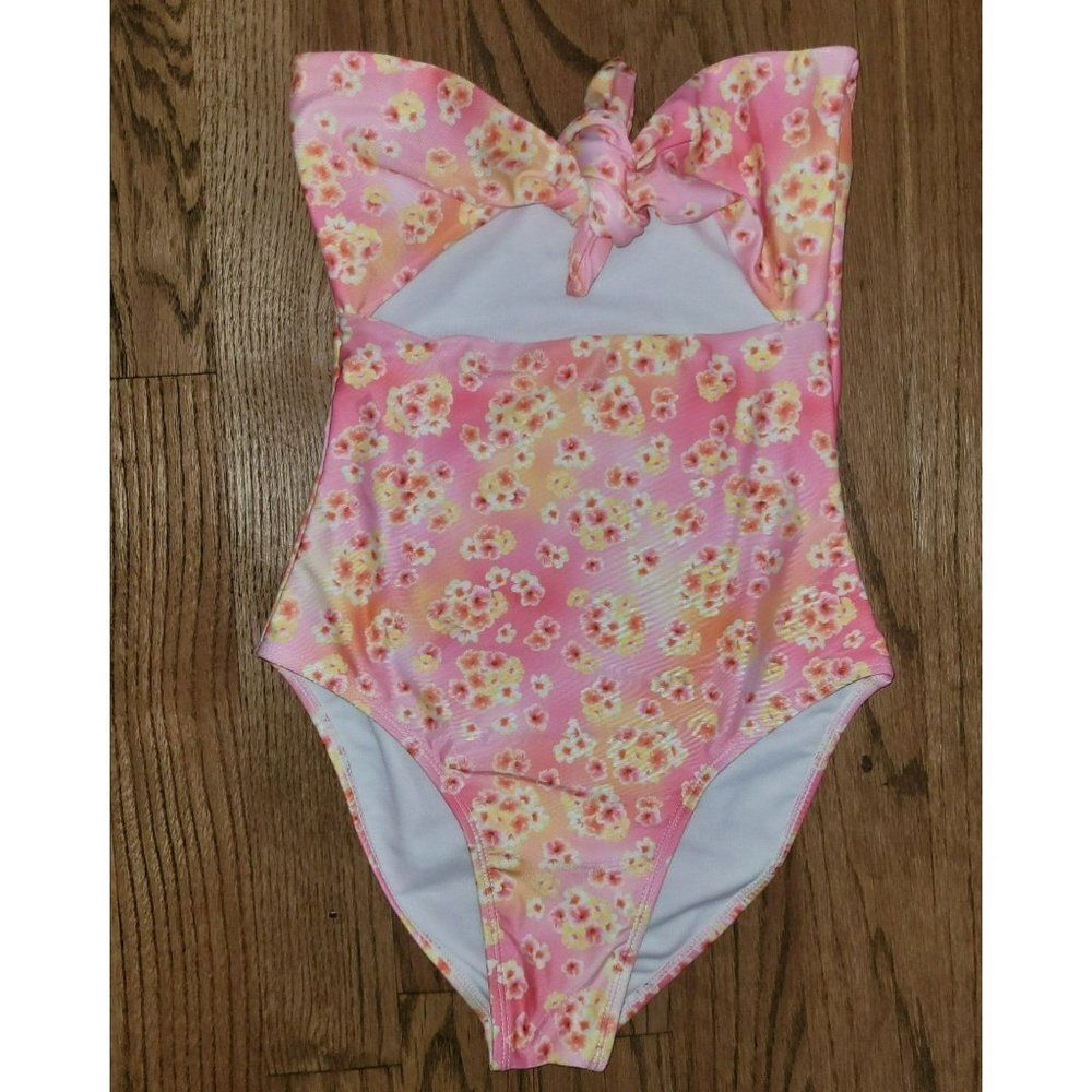 ONIA Anthropologie Marie One-Piece Designer Swimsuit Women's Size Small